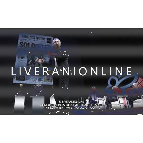 Festival dello Sport Trento 2018 Trento - 12.10.2018 Nella Foto:L’ Inter del Triplete - Enrico Mentana - Andrea Elefante - Massimo Moratti - Tronchetti Provera - Marco Branca - Javier Zanetti - Diego Milito - Julio Cesar - marco Materazzi - Maicon - Orlandoni - Francesco Toldo /Ph.Vitez-Ag. Aldo Liverani