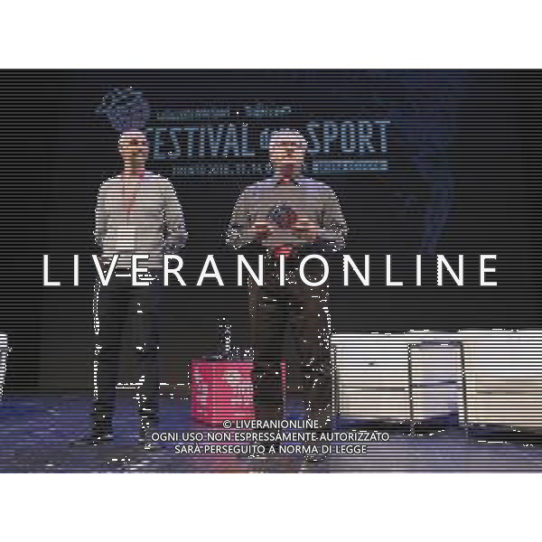 Festival dello Sport Trento 2018 Trento - 13.10.2018 Nella Foto: Claudio Arrigoni, giornalista - Marco Malvaldi, scrittore /Ph.Vitez-Ag. Aldo Liverani
