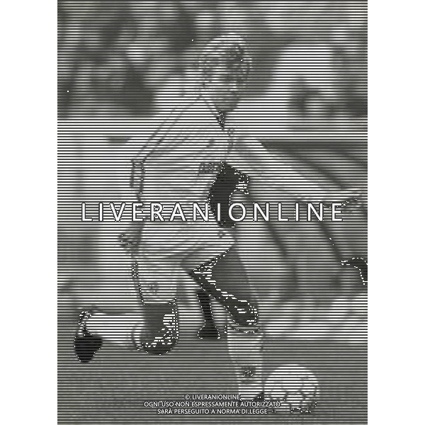 RETROSPETTIVA THOMAS BROLIN CALCIATORE NELLA FOTO THOMAS BROLIN CON LA MAGLIA DEL PARMA CALCIO AG ALDO LIVERANI SAS