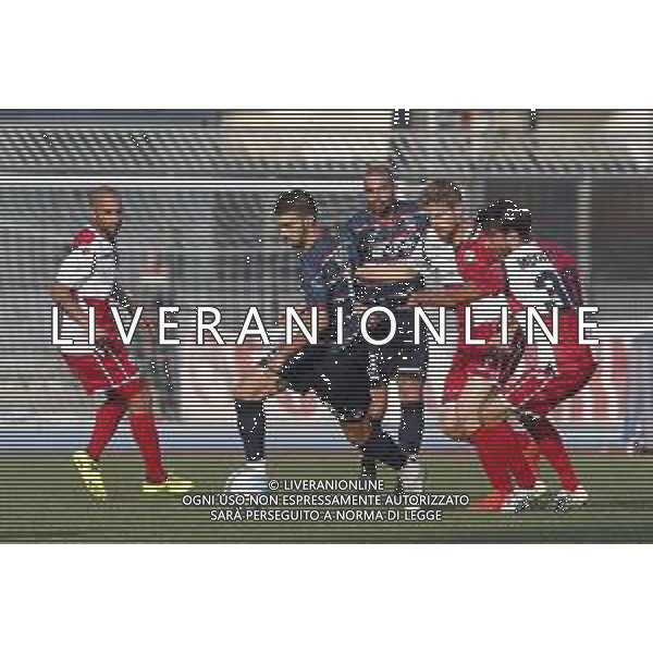 Rimini - Teramo campionato di calcio serie C girone B 13/10/2018 nella foto: Mastrilli Riccardo Montanari Andrea ©Claudio Zamagni/Agenzia Aldo Liverani / AGENZIA ALDO LIVERANI SAS