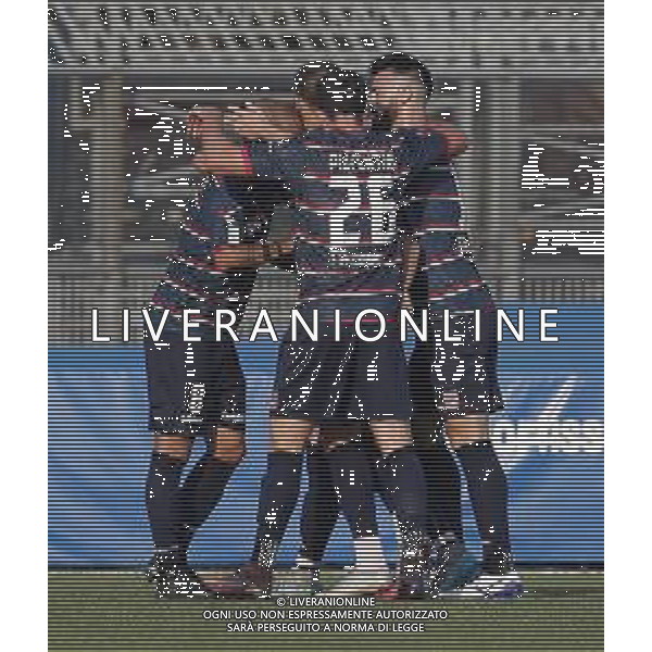 Rimini - Teramo campionato di calcio serie C girone B 13/10/2018 nella foto: Esultanza dopo il gol di Ranieri Roberto ©Claudio Zamagni/Agenzia Aldo Liverani / AGENZIA ALDO LIVERANI SAS