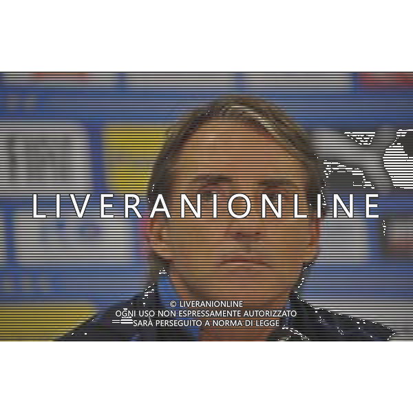 2018.10.13 Chorzow Pilka nozna UEFA Liga Narodow Konferencja i Trening Reprezentacji Wloch N/z Roberto Mancini Foto Rafal Rusek / PressFocus 2018.10.13 Chorzow Football UEFA Nations League Konferencja i Trening Reprezentacji Wloch Roberto Mancini Credit: Rafal Rusek / PressFocus / NEWSPIX.PL --- Newspix.pl/ AGENZIA ALDO LIVERANI SAS - ITALY ONLY EDITORIAL USE ONLY - Allenamento e Conferenza Stampa della Nazionale Italiana a Chorzow in Polonia 13.10.2018