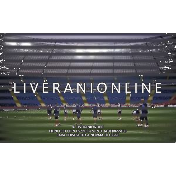 2018.10.13 Chorzow Pilka nozna UEFA Liga Narodow Konferencja i Trening Reprezentacji Wloch N/z Foto Rafal Rusek / PressFocus 2018.10.13 Chorzow Football UEFA Nations League Konferencja i Trening Reprezentacji Wloch Credit: Rafal Rusek / PressFocus / NEWSPIX.PL --- Newspix.pl/ AGENZIA ALDO LIVERANI SAS - ITALY ONLY EDITORIAL USE ONLY - Allenamento e Conferenza Stampa della Nazionale Italiana a Chorzow in Polonia 13.10.2018