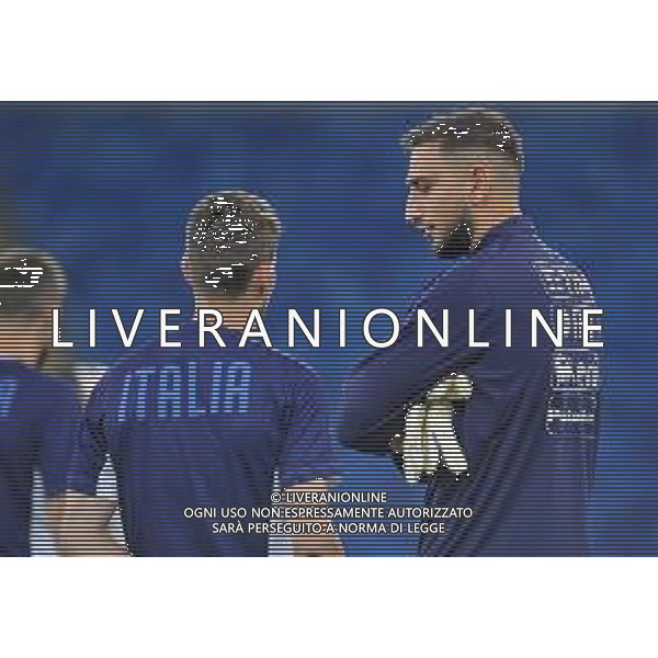 2018.10.13 Chorzow Pilka nozna UEFA Liga Narodow Konferencja i Trening Reprezentacji Wloch N/z Gianluigi Donnarumma Foto Rafal Rusek / PressFocus 2018.10.13 Chorzow Football UEFA Nations League Konferencja i Trening Reprezentacji Wloch Credit: Rafal Rusek / PressFocus / NEWSPIX.PL --- Newspix.pl/ AGENZIA ALDO LIVERANI SAS - ITALY ONLY EDITORIAL USE ONLY - Allenamento e Conferenza Stampa della Nazionale Italiana a Chorzow in Polonia 13.10.2018
