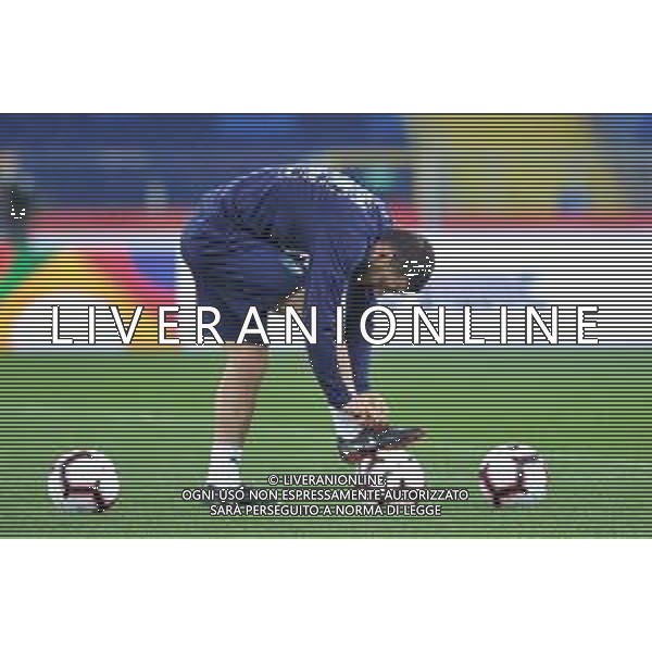 2018.10.13 Chorzow Pilka nozna UEFA Liga Narodow Konferencja i Trening Reprezentacji Wloch N/z Alessandro Florenzi Foto Rafal Rusek / PressFocus 2018.10.13 Chorzow Football UEFA Nations League Konferencja i Trening Reprezentacji Wloch Credit: Rafal Rusek / PressFocus / NEWSPIX.PL --- Newspix.pl/ AGENZIA ALDO LIVERANI SAS - ITALY ONLY EDITORIAL USE ONLY - Allenamento e Conferenza Stampa della Nazionale Italiana a Chorzow in Polonia 13.10.2018