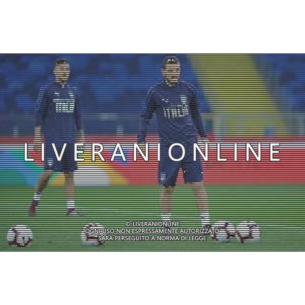 2018.10.13 Chorzow Pilka nozna UEFA Liga Narodow Konferencja i Trening Reprezentacji Wloch N/z alessandro Florenzi Foto Rafal Rusek / PressFocus 2018.10.13 Chorzow Football UEFA Nations League Konferencja i Trening Reprezentacji Wloch Credit: Rafal Rusek / PressFocus / NEWSPIX.PL --- Newspix.pl/ AGENZIA ALDO LIVERANI SAS - ITALY ONLY EDITORIAL USE ONLY - Allenamento e Conferenza Stampa della Nazionale Italiana a Chorzow in Polonia 13.10.2018