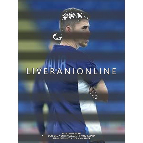 2018.10.13 Chorzow Pilka nozna UEFA Liga Narodow Konferencja i Trening Reprezentacji Wloch N/z Jorginho Foto Rafal Rusek / PressFocus 2018.10.13 Chorzow Football UEFA Nations League Konferencja i Trening Reprezentacji Wloch Credit: Rafal Rusek / PressFocus / NEWSPIX.PL --- Newspix.pl/ AGENZIA ALDO LIVERANI SAS - ITALY ONLY EDITORIAL USE ONLY - Allenamento e Conferenza Stampa della Nazionale Italiana a Chorzow in Polonia 13.10.2018