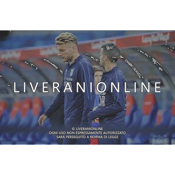 2018.10.13 Chorzow Pilka nozna UEFA Liga Narodow Konferencja i Trening Reprezentacji Wloch N/z Ciro Immobile Foto Rafal Rusek / PressFocus 2018.10.13 Chorzow Football UEFA Nations League Konferencja i Trening Reprezentacji Wloch Credit: Rafal Rusek / PressFocus / NEWSPIX.PL --- Newspix.pl/ AGENZIA ALDO LIVERANI SAS - ITALY ONLY EDITORIAL USE ONLY - Allenamento e Conferenza Stampa della Nazionale Italiana a Chorzow in Polonia 13.10.2018