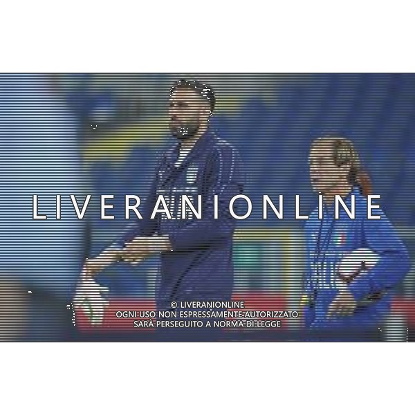 2018.10.13 Chorzow Pilka nozna UEFA Liga Narodow Konferencja i Trening Reprezentacji Wloch N/z Salvatore Sirigu Foto Rafal Rusek / PressFocus 2018.10.13 Chorzow Football UEFA Nations League Konferencja i Trening Reprezentacji Wloch Credit: Rafal Rusek / PressFocus / NEWSPIX.PL --- Newspix.pl/ AGENZIA ALDO LIVERANI SAS - ITALY ONLY EDITORIAL USE ONLY - Allenamento e Conferenza Stampa della Nazionale Italiana a Chorzow in Polonia 13.10.2018