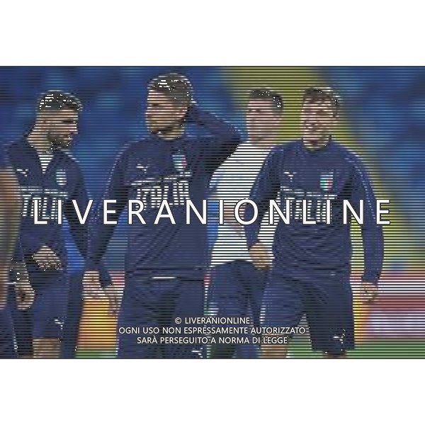 2018.10.13 Chorzow Pilka nozna UEFA Liga Narodow Konferencja i Trening Reprezentacji Wloch N/z Nicolo\' Barella Foto Rafal Rusek / PressFocus 2018.10.13 Chorzow Football UEFA Nations League Konferencja i Trening Reprezentacji Wloch Credit: Rafal Rusek / PressFocus / NEWSPIX.PL --- Newspix.pl/ AGENZIA ALDO LIVERANI SAS - ITALY ONLY EDITORIAL USE ONLY - Allenamento e Conferenza Stampa della Nazionale Italiana a Chorzow in Polonia 13.10.2018