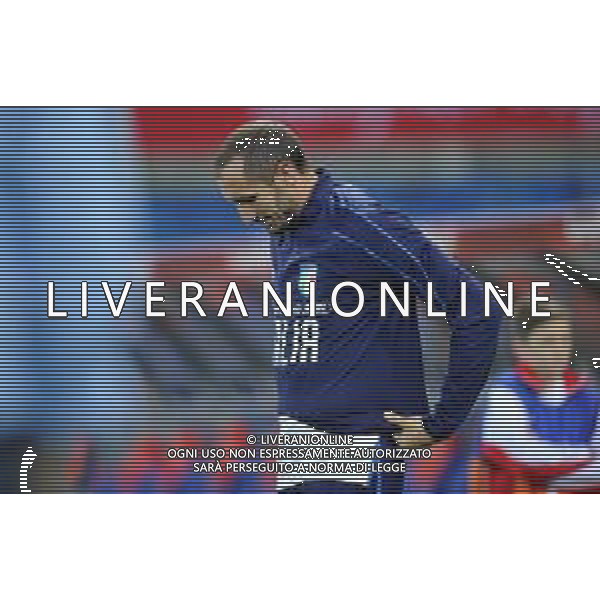 2018.10.13 Chorzow Pilka nozna UEFA Liga Narodow Konferencja i Trening Reprezentacji Wloch N/z giorgio chiellini Foto Rafal Rusek / PressFocus 2018.10.13 Chorzow Football UEFA Nations League Konferencja i Trening Reprezentacji Wloch Credit: Rafal Rusek / PressFocus / NEWSPIX.PL --- Newspix.pl/ AGENZIA ALDO LIVERANI SAS - ITALY ONLY EDITORIAL USE ONLY - Allenamento e Conferenza Stampa della Nazionale Italiana a Chorzow in Polonia 13.10.2018