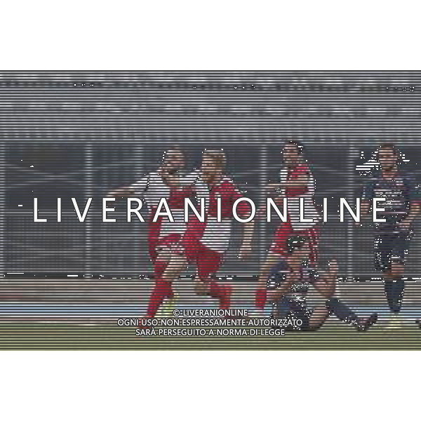 Rimini - Teramo campionato di calcio serie C girone B 13/10/2018 nella foto: Esultanza dopo il gol di Brighi Andrea ©Claudio Zamagni/Agenzia Aldo Liverani / AGENZIA ALDO LIVERANI SAS