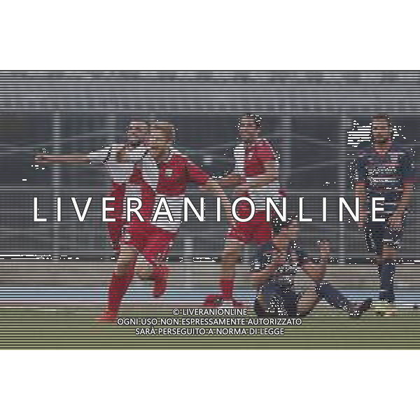 Rimini - Teramo campionato di calcio serie C girone B 13/10/2018 nella foto: Esultanza dopo il gol di Brighi Andrea ©Claudio Zamagni/Agenzia Aldo Liverani / AGENZIA ALDO LIVERANI SAS