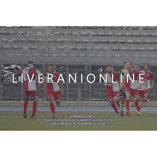 Rimini - Teramo campionato di calcio serie C girone B 13/10/2018 nella foto: Esultanza Venturini Andrea e Brighi Andrea ©Claudio Zamagni/Agenzia Aldo Liverani / AGENZIA ALDO LIVERANI SAS