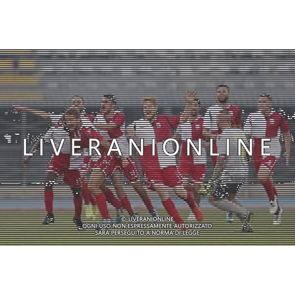 Rimini - Teramo campionato di calcio serie C girone B 13/10/2018 nella foto: Esultanza Venturini Andrea e Brighi Andrea ©Claudio Zamagni/Agenzia Aldo Liverani / AGENZIA ALDO LIVERANI SAS