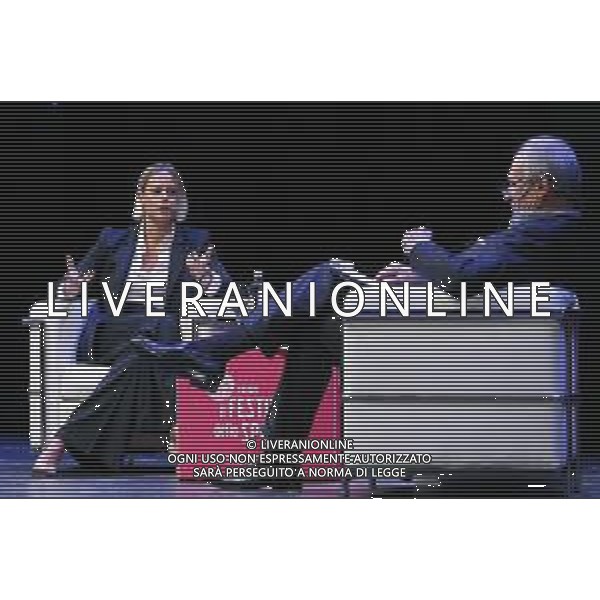 Festival dello Sport Trento 2018 Trento - 14.10.2018 Nella Foto:Andrea Monti, direttore de La Gazzetta dello Sport - Federica Pellegrini /Ph.Vitez-Ag. Aldo Liverani