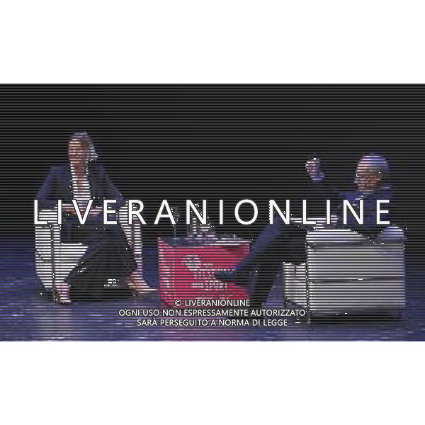 Festival dello Sport Trento 2018 Trento - 14.10.2018 Nella Foto:Andrea Monti, direttore de La Gazzetta dello Sport - Federica Pellegrini /Ph.Vitez-Ag. Aldo Liverani