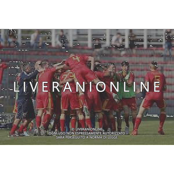 Ravenna - Sambenedettese campionato di calcio serie C girone B 14/10/2018 nella foto: Esultanza Ravenna ©Claudio Zamagni/Agenzia Aldo Liverani