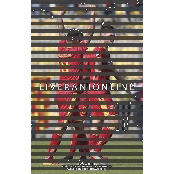 Ravenna - Sambenedettese campionato di calcio serie C girone B 14/10/2018 nella foto: Esultanza Nocciolini Manuel ©Claudio Zamagni/Agenzia Aldo Liverani