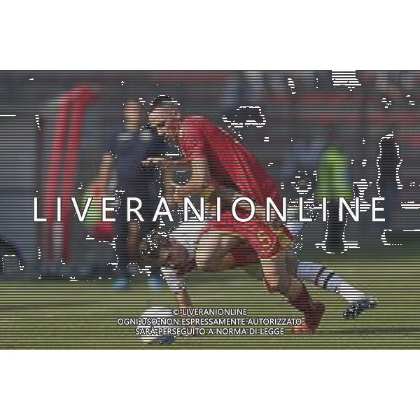 Ravenna - Sambenedettese campionato di calcio serie C girone B 14/10/2018 nella foto: Pellizzari Stefano Cecchini Luca ©Claudio Zamagni/Agenzia Aldo Liverani