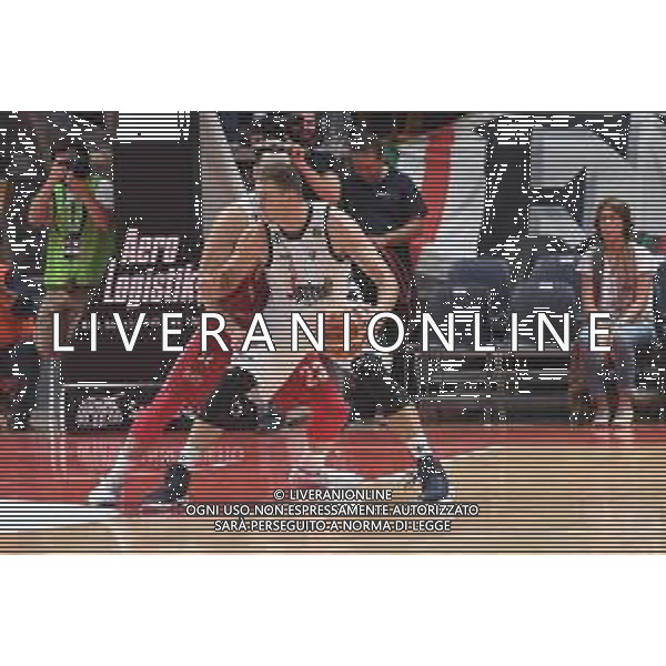 Segafredo VIRTUS BOLOGNA vs A|X Armani Exchange MILANO Campionato Basket Serie A1 14.10.2018 NELLA FOTO Brian Qvale ©OPTIMAFOTO / AGENZIA ALDO LIVERANI SAS