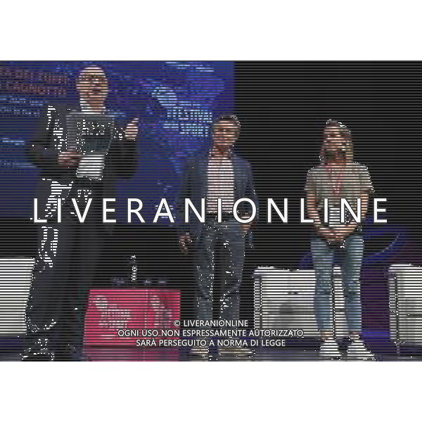 Festival dello Sport Trento 2018 Trento - 14.10.2018 Nella Foto:Giorgio Cagnotto, Tania Cagnotto, Stefano Arcobelli giornalista de La Gazzetta dello Sport /Ph.Vitez-Ag. Aldo Liverani