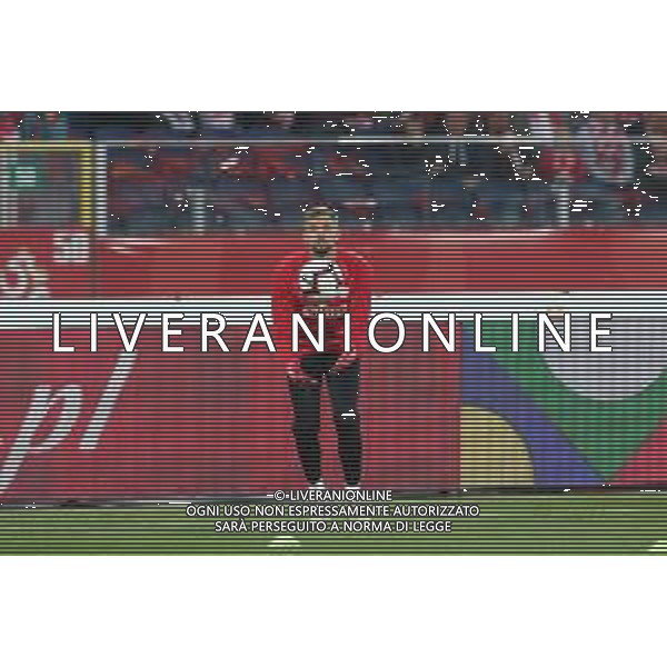 CHORZOW 14.10.2018 MECZ 4. KOLEJKA LIGA NARODOW GRUPA A3 SEZON 2018/19: POLSKA - WLOCHY --- 2018-19 UEFA NATIONS LEAGUE GROUP A3 FOOTBALL MATCH: POLAND - ITALY BARTLOMIEJ DRAGOWSKI FOT. PIOTR KUCZA/FOTOPYK / NEWSPIX.PL --- Newspix.pl / AGENZIA ALDO LIVERANI SAS - ITALY ONLY EDITORIAL USE ONLY - Polonia - Italia UEFA Nations League 14.10.2018
