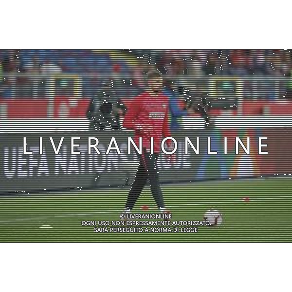 CHORZOW 14.10.2018 MECZ 4. KOLEJKA LIGA NARODOW GRUPA A3 SEZON 2018/19: POLSKA - WLOCHY --- 2018-19 UEFA NATIONS LEAGUE GROUP A3 FOOTBALL MATCH: POLAND - ITALY BARTLOMIEJ DRAGOWSKI FOT. PIOTR KUCZA/FOTOPYK / NEWSPIX.PL --- Newspix.pl / AGENZIA ALDO LIVERANI SAS - ITALY ONLY EDITORIAL USE ONLY - Polonia - Italia UEFA Nations League 14.10.2018