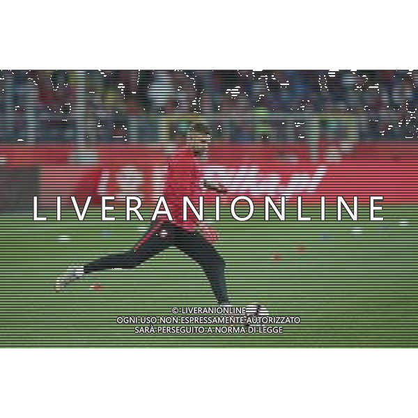 CHORZOW 14.10.2018 MECZ 4. KOLEJKA LIGA NARODOW GRUPA A3 SEZON 2018/19: POLSKA - WLOCHY --- 2018-19 UEFA NATIONS LEAGUE GROUP A3 FOOTBALL MATCH: POLAND - ITALY BARTLOMIEJ DRAGOWSKI FOT. PIOTR KUCZA/FOTOPYK / NEWSPIX.PL --- Newspix.pl / AGENZIA ALDO LIVERANI SAS - ITALY ONLY EDITORIAL USE ONLY - Polonia - Italia UEFA Nations League 14.10.2018