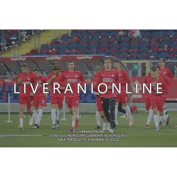 CHORZOW 14.10.2018 MECZ 4. KOLEJKA LIGA NARODOW GRUPA A3 SEZON 2018/19: POLSKA - WLOCHY --- 2018-19 UEFA NATIONS LEAGUE GROUP A3 FOOTBALL MATCH: POLAND - ITALY PILKARZE POLSKI ROBERT LEWANDOWSKI ARKADIUSZ MILIK FOT. PIOTR KUCZA/FOTOPYK / NEWSPIX.PL --- Newspix.pl / AGENZIA ALDO LIVERANI SAS - ITALY ONLY EDITORIAL USE ONLY - Polonia - Italia UEFA Nations League 14.10.2018