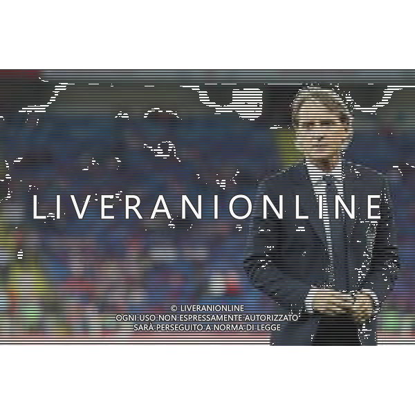 14.10.2018 CHORZOW - KATOWICE, STADION SLASKI (KATOWICE, POLAND SILESIA STADIUM) PILKA NOZNA (FOOTBALL) LIGA NARODOW UEFA (UEFA NATIONAL LEAGUE) MECZ POLSKA - WLOCHY ( GAME POLAND - ITALY ) NZ ROBERTO MANCINI TRENER HEAD COACH WLOCHY, ITALY FOTO LUKASZ GROCHALA/CYFRASPORT / NEWSPIX.PL --- Newspix.pl / AGENZIA ALDO LIVERANI SAS - ITALY ONLY EDITORIAL USE ONLY - Polonia - Italia UEFA Nations League 14.10.2018