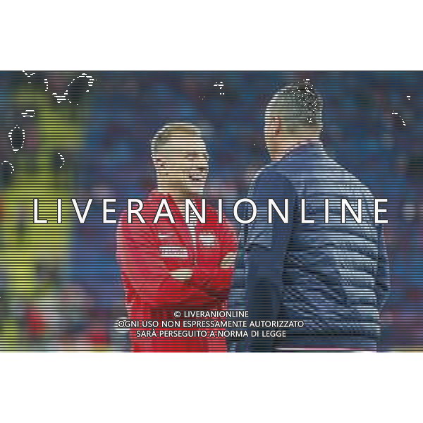 14.10.2018 CHORZOW - KATOWICE, STADION SLASKI (KATOWICE, POLAND SILESIA STADIUM) PILKA NOZNA (FOOTBALL) LIGA NARODOW UEFA (UEFA NATIONAL LEAGUE) MECZ POLSKA - WLOCHY ( GAME POLAND - ITALY ) NZ KAMIL GROSICKI, TOMASZ HAJTO FOTO LUKASZ GROCHALA/CYFRASPORT / NEWSPIX.PL --- Newspix.pl / AGENZIA ALDO LIVERANI SAS - ITALY ONLY EDITORIAL USE ONLY - Polonia - Italia UEFA Nations League 14.10.2018
