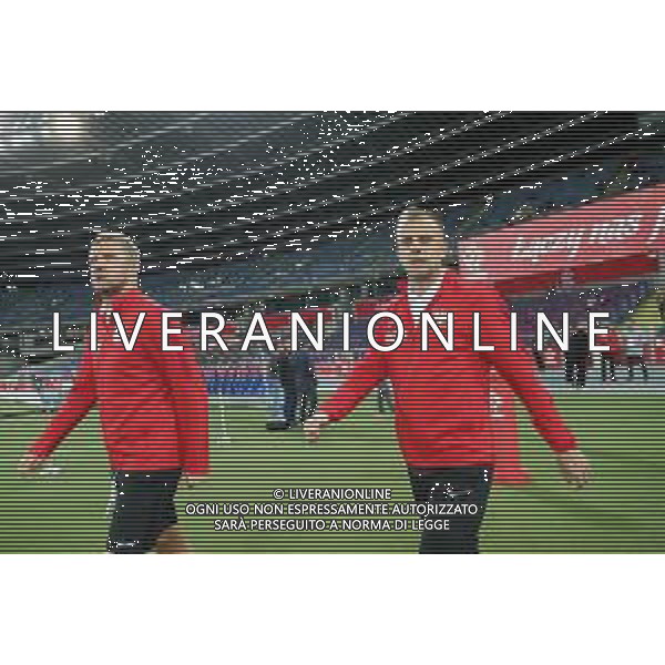 14.10.2018 CHORZOW - KATOWICE, STADION SLASKI (KATOWICE, POLAND SILESIA STADIUM) PILKA NOZNA (FOOTBALL) LIGA NARODOW UEFA (UEFA NATIONAL LEAGUE) MECZ POLSKA - WLOCHY ( GAME POLAND - ITALY ) NZ KAMIL GLIK, KAMIL GROSICKI FOTO LUKASZ GROCHALA/CYFRASPORT / NEWSPIX.PL --- Newspix.pl / AGENZIA ALDO LIVERANI SAS - ITALY ONLY EDITORIAL USE ONLY - Polonia - Italia UEFA Nations League 14.10.2018