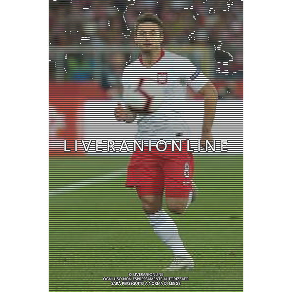 CHORZOW 14.10.2018 SPORT PILKA NOZNA FOOTBALL LIGA NARODOW - UEFA NATIONS LEAGUE POLSKA - WLOCHY POLAND - ITALY NZ. KAROL LINETTY (POL) FOT. MICHAL CHWIEDUK / FOKUSMEDIA.COM.PL / NEWSPIX.PL --- Newspix.pl / AGENZIA ALDO LIVERANI SAS - ITALY ONLY EDITORIAL USE ONLY - Polonia - Italia UEFA Nations League 14.10.2018