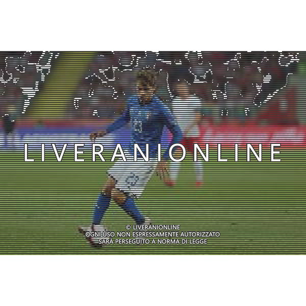 CHORZOW 14.10.2018 SPORT PILKA NOZNA FOOTBALL LIGA NARODOW - UEFA NATIONS LEAGUE POLSKA - WLOCHY POLAND - ITALY NZ. NICOLO BARELLA (ITA) FOT. MICHAL CHWIEDUK / FOKUSMEDIA.COM.PL / NEWSPIX.PL --- Newspix.pl / AGENZIA ALDO LIVERANI SAS - ITALY ONLY EDITORIAL USE ONLY - Polonia - Italia UEFA Nations League 14.10.2018