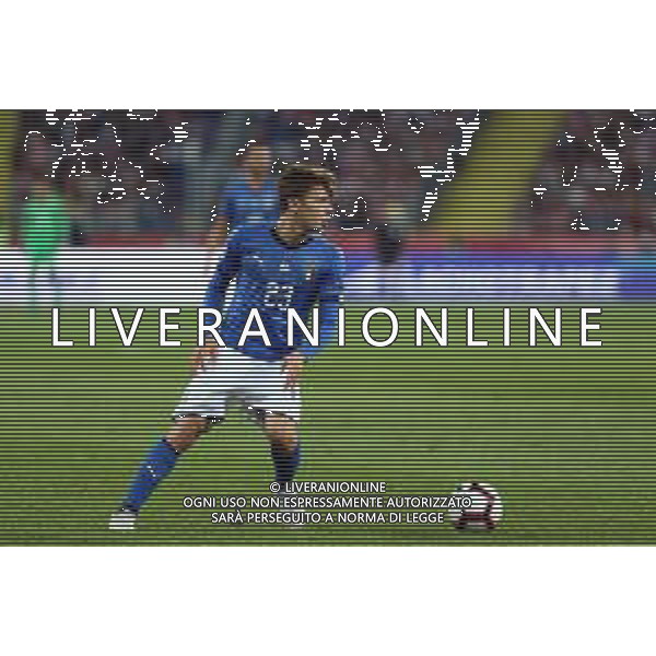 CHORZOW 14.10.2018 SPORT PILKA NOZNA FOOTBALL LIGA NARODOW - UEFA NATIONS LEAGUE POLSKA - WLOCHY POLAND - ITALY NZ. NICOLO BARELLA (ITA) FOT. MICHAL CHWIEDUK / FOKUSMEDIA.COM.PL / AGENZIA ALDO LIVERANI SAS - ITALY ONLY EDITORIAL USE ONLY - Polonia - Italia UEFA Nations League 14.10.2018