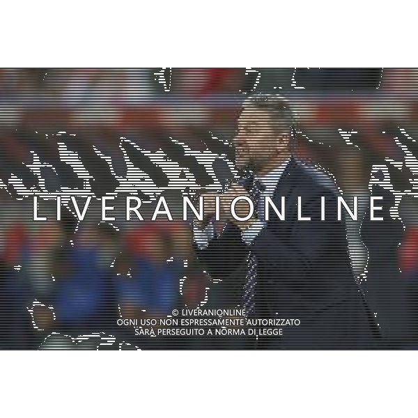 CHORZOW STADION SLASKI 14.10.2018 LIGA NARODOW PILKA NOZNA POLSKA (BIALO-CZERWONE) - WLOCHY (NIEBIESKO-BIALE) NZ Jerzy Brzeczek trener Polski Head Coach . FOT TOMASZ WANTULA / NEWSPIX.PL CHORZOW 14.10.2018 FOOTBALL MEN\'S LEAGUE OF NATIONS POLAND - ITALY TOMASZ WANTULA / NEWSPIX.PL --- Newspix.pl / AGENZIA ALDO LIVERANI SAS - ITALY ONLY EDITORIAL USE ONLY - Polonia - Italia UEFA Nations League 14.10.2018