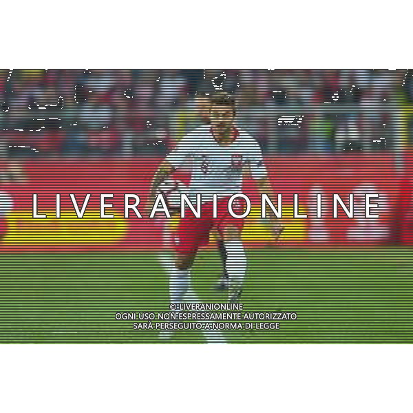 2018.10.14 Chorzow Pilka nozna UEFA Liga Narodow 2019 Polska - Wlochy N/z Karol Linetty Foto Pawel Andrachiewicz / PressFocus 2018.10.14 Chorzow Football UEFA Nations League 2019 Poland - Italy Karol Linetty Credit: Pawel Andrachiewicz / PressFocus / AGENZIA ALDO LIVERANI SAS - ITALY ONLY EDITORIAL USE ONLY - Polonia - Italia UEFA Nations League 14.10.2018