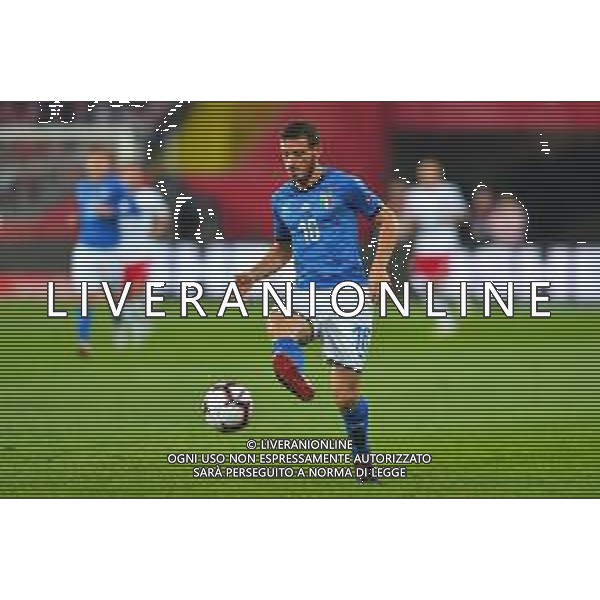 2018.10.14 Chorzow Pilka nozna UEFA Liga Narodow 2019 Polska - Wlochy N/z Alessandro Florenzi Foto Pawel Andrachiewicz / PressFocus 2018.10.14 Chorzow Football UEFA Nations League 2019 Poland - Italy Alessandro Florenzi Credit: Pawel Andrachiewicz / PressFocus / NEWSPIX.PL --- Newspix.pl / AGENZIA ALDO LIVERANI SAS - ITALY ONLY EDITORIAL USE ONLY - Polonia - Italia UEFA Nations League 14.10.2018