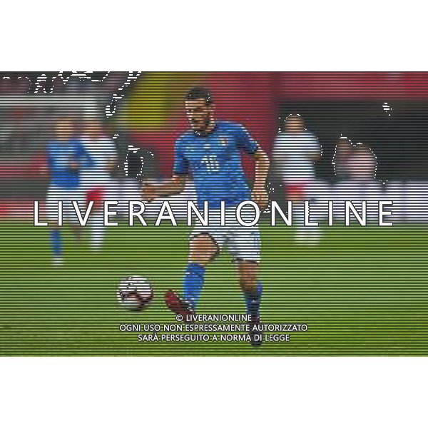 2018.10.14 Chorzow Pilka nozna UEFA Liga Narodow 2019 Polska - Wlochy N/z Alessandro Florenzi Foto Pawel Andrachiewicz / PressFocus 2018.10.14 Chorzow Football UEFA Nations League 2019 Poland - Italy Alessandro Florenzi Credit: Pawel Andrachiewicz / PressFocus / NEWSPIX.PL --- Newspix.pl / AGENZIA ALDO LIVERANI SAS - ITALY ONLY EDITORIAL USE ONLY - Polonia - Italia UEFA Nations League 14.10.2018