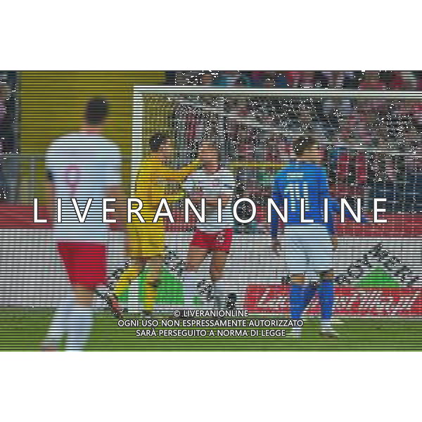 2018.10.14 Chorzow Pilka nozna UEFA Liga Narodow 2019 Polska - Wlochy N/z Wojciech Szczesny Kamil Glik Foto Pawel Andrachiewicz / PressFocus 2018.10.14 Chorzow Football UEFA Nations League 2019 Poland - Italy Wojciech Szczesny Kamil Glik Credit: Pawel Andrachiewicz / PressFocus / NEWSPIX.PL --- Newspix.pl / AGENZIA ALDO LIVERANI SAS - ITALY ONLY EDITORIAL USE ONLY - Polonia - Italia UEFA Nations League 14.10.2018