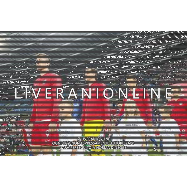 14.10.2018 CHORZOW - KATOWICE, STADION SLASKI (KATOWICE, POLAND SILESIA STADIUM) PILKA NOZNA (FOOTBALL) LIGA NARODOW UEFA (UEFA NATIONAL LEAGUE) MECZ POLSKA - WLOCHY ( GAME POLAND - ITALY ) NZ ROBERT LEWANDOWSKI, WOJCIECH SZCZESNY, JAN BEDNAREK, KAROL LINETTY FOTO LUKASZ GROCHALA/CYFRASPORT / NEWSPIX.PL --- Newspix.pl / AGENZIA ALDO LIVERANI SAS - ITALY ONLY EDITORIAL USE ONLY - Polonia - Italia UEFA Nations League 14.10.2018