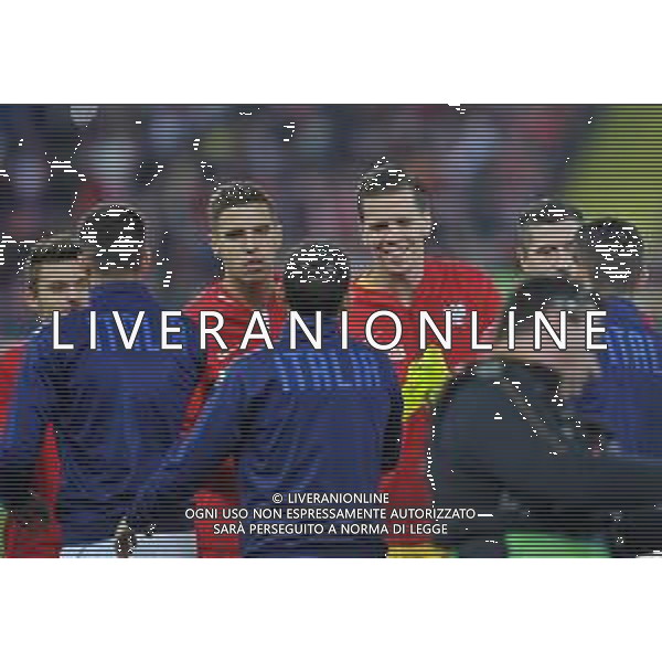 2018.10.14 Chorzow Pilka nozna UEFA Liga Narodow Polska - Wlochy N/z Wojciech Szczesny of Poland - Alessandro Florenzi Foto Rafal Rusek / PressFocus 2018.10.14 Chorzow Football UEFA Nations League Poland - Italy Wojciech Szczesny of Poland Credit: Rafal Rusek / PressFocus / NEWSPIX.PL --- Newspix.pl / AGENZIA ALDO LIVERANI SAS - ITALY ONLY EDITORIAL USE ONLY - Polonia - Italia UEFA Nations League 14.10.2018