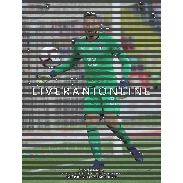 2018.10.14 Chorzow Pilka nozna UEFA Liga Narodow Polska - Wlochy N/z Gianluigi Donnarumma Foto Rafal Rusek / PressFocus 2018.10.14 Chorzow Football UEFA Nations League Poland - Italy Gianluigi Donnarumma Credit: Rafal Rusek / PressFocus / NEWSPIX.PL --- Newspix.pl / AGENZIA ALDO LIVERANI SAS - ITALY ONLY EDITORIAL USE ONLY - Polonia - Italia UEFA Nations League 14.10.2018
