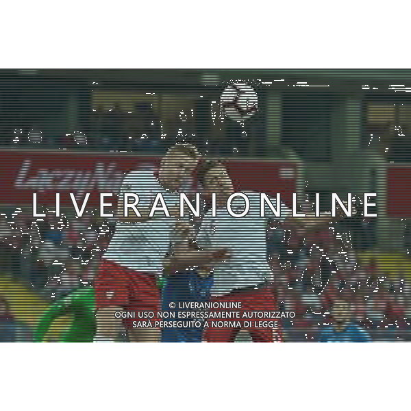 14.10.2018 CHORZOW - KATOWICE, STADION SLASKI (KATOWICE, POLAND SILESIA STADIUM) PILKA NOZNA (FOOTBALL) LIGA NARODOW UEFA (UEFA NATIONAL LEAGUE) MECZ POLSKA - WLOCHY ( GAME POLAND - ITALY ) NZ. KAMIL GLIK, JAN BEDNAREK FOTO RADOSLAW JOZWIAK / CYFRASPORT / NEWSPIX.PL --- Newspix.pl / AGENZIA ALDO LIVERANI SAS - ITALY ONLY EDITORIAL USE ONLY - Polonia - Italia UEFA Nations League 14.10.2018