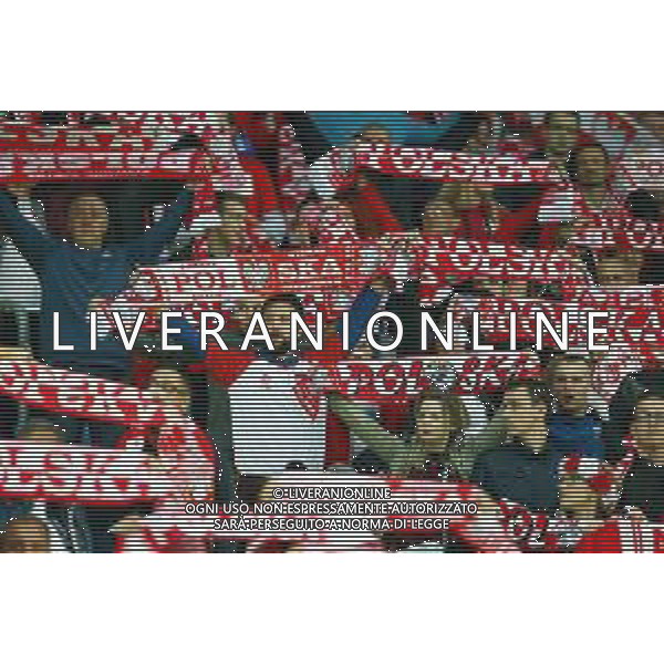 Chorzow , Stadion Slaski 14.10.2018 Sport , Pilka nozna , Reprezentacja , Kadra , Liga Narodow , Liga A , Grupa 3 , Polska - Wlochy NZ kibice , fani , supporters , fans Polska - tifosi polonia FOT Michal Nowak / Newspix.pl Chorzow , Silesian Stadium 14.10.2018 Sport , Football National Teams , UEFA Nations League , League A , Group 3 , Poland - Italy photo by Michal Nowak / Newspix.pl --- Newspix.pl / AGENZIA ALDO LIVERANI SAS - ITALY ONLY EDITORIAL USE ONLY - Polonia - Italia UEFA Nations League 14.10.2018