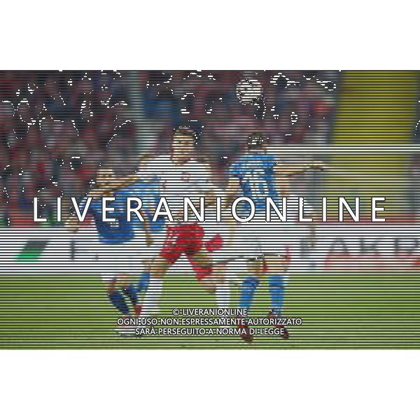 Chorzow , Stadion Slaski 14.10.2018 Sport , Pilka nozna , Reprezentacja , Kadra , Liga Narodow , Liga A , Grupa 3 , Polska - Wlochy NZ Arkadiusz Reca ( POL ) Alessandro Florenzi ( ITA ) FOT Michal Nowak / Newspix.pl Chorzow , Silesian Stadium 14.10.2018 Sport , Football National Teams , UEFA Nations League , League A , Group 3 , Poland - Italy photo by Michal Nowak / Newspix.pl / NEWSPIX.PL --- Newspix.pl / AGENZIA ALDO LIVERANI SAS - ITALY ONLY EDITORIAL USE ONLY - Polonia - Italia UEFA Nations League 14.10.2018