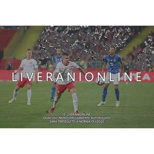 CHORZOW 14.10.2018 MECZ 4. KOLEJKA LIGA NARODOW GRUPA A3 SEZON 2018/19: POLSKA - WLOCHY --- 2018-19 UEFA NATIONS LEAGUE GROUP A3 FOOTBALL MATCH: POLAND - ITALY DAMIAN SZYMANSKI FOT. PIOTR KUCZA/FOTOPYK / NEWSPIX.PL --- Newspix.pl / AGENZIA ALDO LIVERANI SAS - ITALY ONLY EDITORIAL USE ONLY - Polonia - Italia UEFA Nations League 14.10.2018