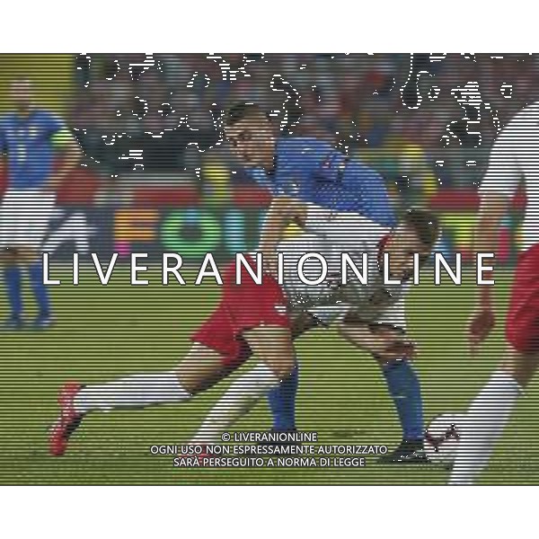 CHORZOW STADION SLASKI 14.10.2018 LIGA NARODOW PILKA NOZNA POLSKA (BIALO-CZERWONE) - WLOCHY (NIEBIESKO-BIALE) NZ Damian Szymanski . marco verratti FOT TOMASZ WANTULA / NEWSPIX.PL CHORZOW 14.10.2018 FOOTBALL MEN\'S LEAGUE OF NATIONS POLAND - ITALY TOMASZ WANTULA / NEWSPIX.PL --- Newspix.pl / AGENZIA ALDO LIVERANI SAS - ITALY ONLY EDITORIAL USE ONLY - Polonia - Italia UEFA Nations League 14.10.2018
