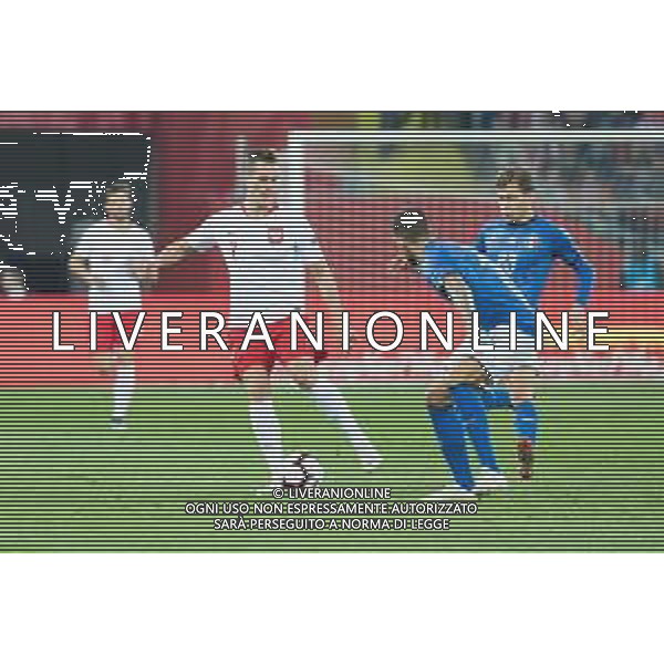 2018.10.14 Chorzow Pilka nozna UEFA Liga Narodow Polska - Wlochy N/z Arkadiusz Milik Foto Marcin Karczewski / PressFocus 2018.10.14 Chorzow Football UEFA Nations League Poland - Italy Arkadiusz Milik Credit: Marcin Karczewski / PressFocus / NEWSPIX.PL --- Newspix.pl / AGENZIA ALDO LIVERANI SAS - ITALY ONLY EDITORIAL USE ONLY - Polonia - Italia UEFA Nations League 14.10.2018